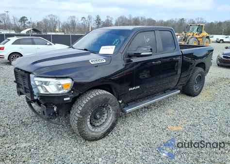 2021 Ram 1500 Big Horn 4X2 6'4 Box from USA, damaged, VIN 1C6RREBT8MN832655